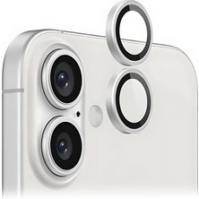 Piili Imperium iPhone 17 Safir Ar-Af Lens Koruyucu - Gümüş