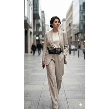 Fiori Kadın Suni Deri Bel Çantası 2 Gözlü Özellikleriyle Şık ve Trend Tasarım