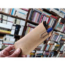 Mahfuz Hakiki Deri Tamamen Emeği 17,5 x 7 cm Gözlük Kılıfı - Kalem Kutu  NLU399