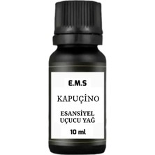 E.M.S Kapuçino Uçucu Yağ Buhurdanlık Yağı Difüzör Esansı Oda Kokusu Kapuçino Kokusu Mum Esansı 10 Ml.
