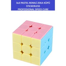 Feyza Design 3x3 Profesyonel Pastel Renkli Speed Cube - Zeka ve Sabır Küpü