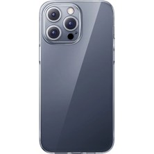 Hobilinka Baseus iPhone 15 Pro Max Lucent Serisi Ultra Ince Transparan KILIF-(5775)