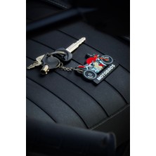 Motobros Motosiklet Anahtarlık Kauçuk Motor Anahtarlık