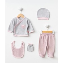 Cocopoco Çizgili Kum Desenli 5'li Hastane Çıkışı