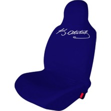 Antwax Fiat Tipo K.atatürk Imza Penye Oto Koltuk Kılıfı Ön Arka Takım Lacivert