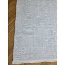 Anutya Home London 001 Krem Bambu Akrilik Yumuşak Modern Özel Kesim Salon Koridor Halısı