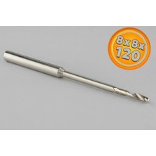 Gfb 2412 Alüminyum Freze Ucu Arkası Kalın Uzun 8X8X120 mm Freze Ucu