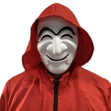 Hobilinka Koreli Hırsız Teatral Hahoe Maskesi - Para Heist Maskesi - Dali Maskesi