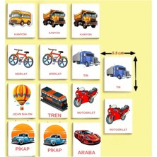 Feyza Design Eğitici Ahşap Zeka Kartları Eşleştirme Oyunu