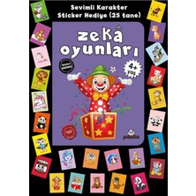 Feyza Design Stickerlı 4+ Yaş Zekâ Oyunları Çocuk Kitabı