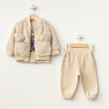 Baby Fou Peluş Hırkalı 3'lü Takım