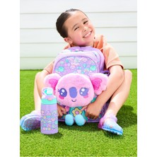 Smiggle Junior Paslanmaz Çelik Matara 400 ml Lila – Flip Kapak, Serin Tutar