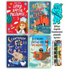 Timaş Çocuk Mert Arık 4 Kitap Set - Şifayı Kaptık + Uzaya Giden Tren + Benim Zürafam Uçabilir + Çantamdan Fil Çıktı