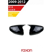 Raxon Kıa Ceed 2009–2012 Batman & Yarasa Ayna Kapağı – Parlak Piano Black Sport
