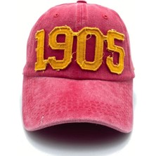 1905 Aslan Yazılı Unisex Taraftar Şapka – Ayarlanabilir Pamuklu Yıkamalı Vintage Model