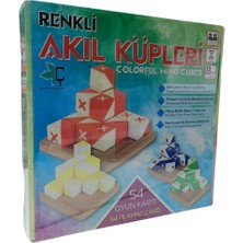 Feyza Design Renkli Akıllı Küpler Kutu Oyunu - Eğitici Zeka Oyunu