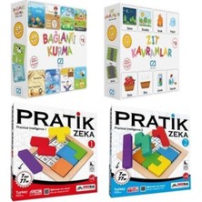 Feyza Design Pratik Zeka Oyunları - Bağlantı Kurma ve Zıt Kavramlar Seti
