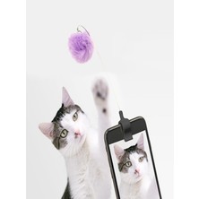 Feyza Design Mavi Kedi Zeka Oyuncağı Telefon Klipsi