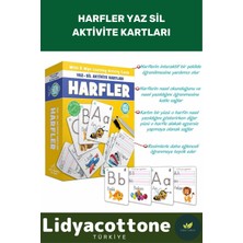 Feyza Design Çocuklar Için Harf Yazma ve Koordinasyon Geliştirici Aktivite Kartları