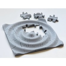 Feyza Design Dalgalı Desenli Puzzle - Zeka ve Odak Geliştirici
