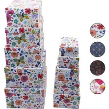 Esranın Dünyası 10PCS D.dörtgen Mix Desen Karton Hediye Kutusu 34X26--------16.8X10.8 (4887) RSGO34-ESRDNS