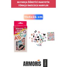 Feyza Design Eğlenceli ve Eğitici Manyetik Harfler - 66 Parça
