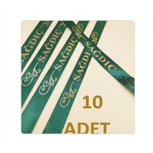 Güven Yeşil Renk Kol Kurdele Sağdıç Bileklik, Kına Gecesi 10 Adet