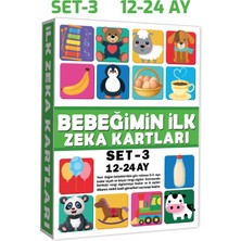 Feyza Design Bebeğimin Ilk Zeka Kartları Seti 3 / 12-24 Ay - Eğitici Kartlar