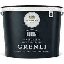 Pamukkale Laodikya Silikonlu Grenli Dış Cephe Kaplaması 25 kg Ral 7016 Antrasit Gri