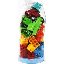 Feyza Design 94 Parça Renkli Yapı Oyuncak Blokları - Zeka Geliştirici Set