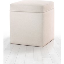 Lorence Home Mosvile Sandıklı Puf Krem