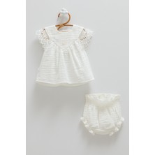 Caramell Smıle Müslin Alt Üst Takım - Ekru - 68-74 cm Ekru