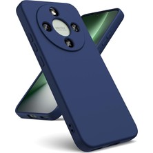 M.TK Moveteck Honor Magic 8 Lite Kılıf Lansman Kamera Korumalı Içi Kadife Yumuşak Renkli Silikon Mat Hisli Süet Kapak