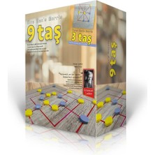 Feyza Design 9 Taş / 3 Taş Çocuk Zeka Oyunu - Eğitici ve Eğlenceli Kutulu Oyun