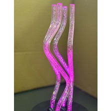 Dönen Işıklı Gece Lambası ve Dekoratif Obje 15X25