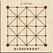 Feyza Design Ahşap Alquerkurt Zeka ve Strateji Oyunu - 4+ Yaş Için Eğitici Oyun