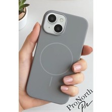 ProNorth IPhone 13-14 Uyumlu Kılıf Magsafe Destekli Premium Sıvı Silikon Kapak