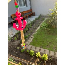 Dekoratif Çapa Duvar Süsü Ipli Boncuklu