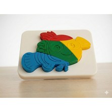 Feyza Design Bebekler Için Eğitici Puzzle Oyuncak - Zeka Geliştirici Balık Teması