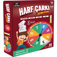 Feyza Design Harf Çarkı Eğitici Oyunu - Kelime ve Harf Öğrenme Etkinliği