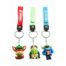 Zero Land Hnrlishp Çizgi Film Karakteri Silikon Anahtarlık - Ebruli