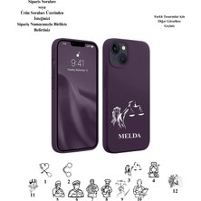 Kelira Kişiselleştirilebilir Iphone 13-14-15 Uyumlu Kılıf Içi Kadifeli Kamera Yükseltili Silikon Kapak Özel Isimli