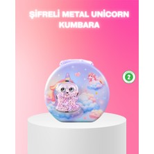 Şifreli Çocuk Para Kasası Metal Gövdeli Güvenli Kutu - Lisinya