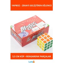 Feyza Design Renkli Zeka Küpü Eğitici Oyuncak 5,5 cm