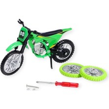 1:18 Ölçekli Model Motosiklet - DS928 - Yeşil (Lisinya)