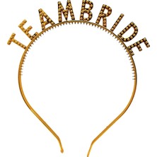 Magicool Altın Renk Team Bride Taç Plastik – Gelin ve Nedime Tacı