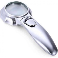 -7x Büyüteç 6 LED Işık Aydınlatma 50MM Optik Lens El Büyüteç ( Lisinya )