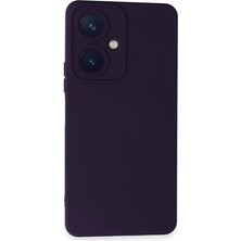 Magicool Vivo Y27 Kılıf Nano Içi Kadife Silikon - Mor