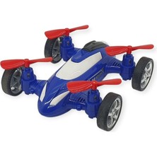 Sürtmeli Drone Araba Hareketli Pervane - Mavi (Lisinya)