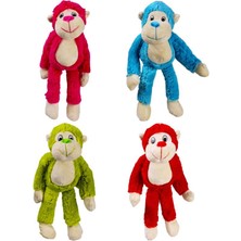 DF-G5501 - Peluş Maymun 30 cm 4 Ast (Lisinya)